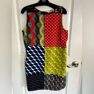 Halogen from Nordstrom Multi color lightweight shift dress